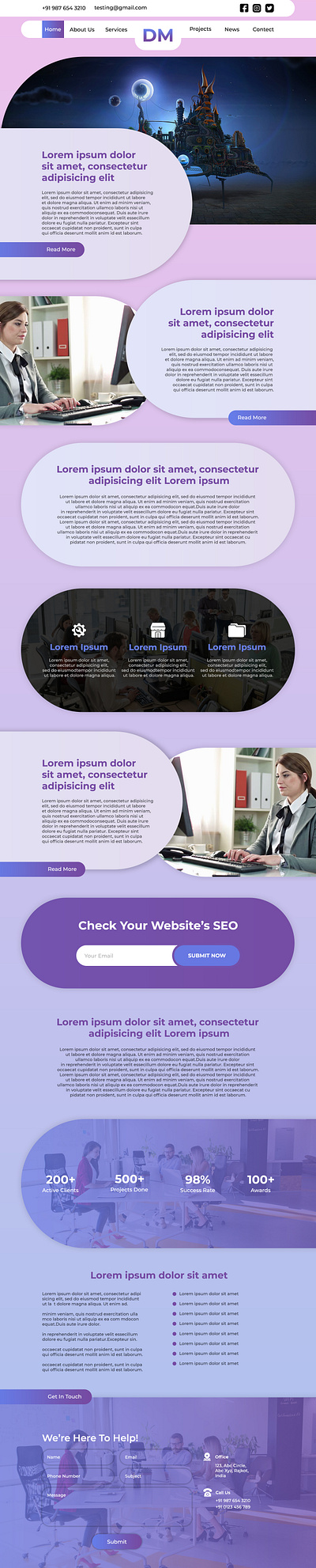 Full Page Web Layout design graphic design illustrator logo photoshop photoshop template vector web webdesign website