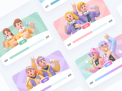 Role system c4d dribbble ui