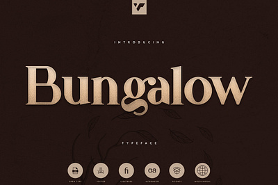 Bungalow Typeface - 9 fonts badge bungalow bungalow font classic classic font classy font design font fonts lettering logo professional retro sans serif font serif serif font trending versatile font vintage vintage typeface
