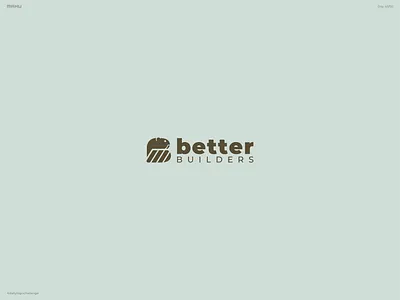 Construction Company Logo - Better Builders branding dailylogochallenge design logo