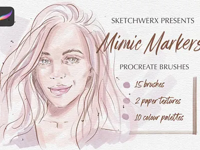 Mimic Markers for Procreate background brush set brushes creative design digital art drawing illustration ipad marker marker brush markers mimic marker paint painting procreate procreate brush procreate brushes vector vector drawing