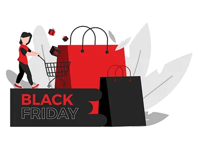 black friday flat design version 4 app banner black friday branding character colors design discount e commerce event flat flat design flat illustrastion flatdesign flyer mobile apps moment sale web design website