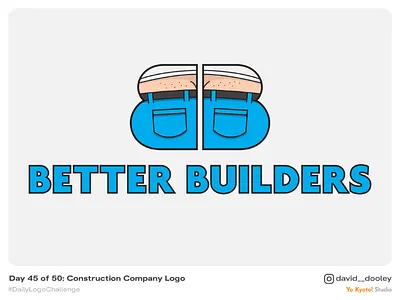 Daily Logo Challenge | Day 45 - Construction Company Logo branding daily logo challenge design identity identity design logo logo design