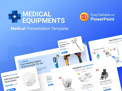 Medical Equipment PowerPoint Presentation clean creative design doctors health healthcare hospital infographic medical medical care medical design powerpoint powerpoint template ppt template pptx presentation products slides