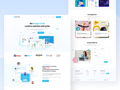 SaaS - Landing Page agency app clean design illustration landing page popup saas software company uiux web web application website