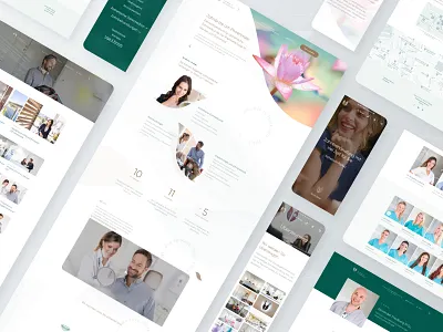 Zahnärzte am Phönixsee clean clinic dental dental website design dentist dentistry doctor landing page light medical medicine mobile patient product design smile teeth ui ux web design website