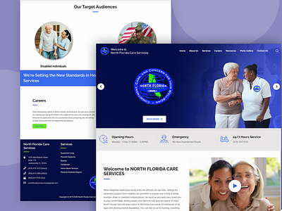 florida care services WebDesign design typography ui web webdesign