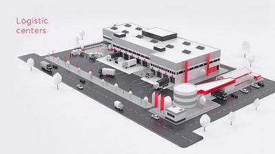 Ledel 3D illustration