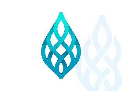 Logo Concept abstract accessories branding connect connection craft curve decoration dynamic endless flow knots line logo natural social symmetry twisted vector wavy