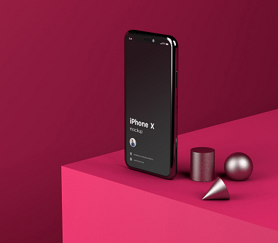 Abstract iPhoneX Mockup branding device mockup iphone iphone mockup mockup mockup psd mockup template psd mockup user interface