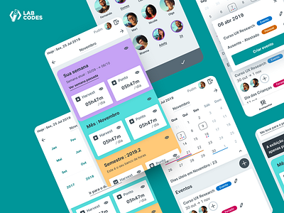 Time Bank Tracker | UI cards graph mobile timetracker tracker ui ux work track