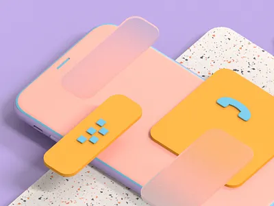 unicorn app cinema4d render ui ux userinterface