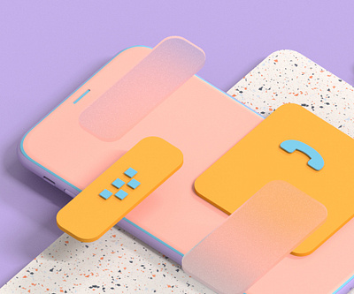 unicorn app cinema4d render ui ux userinterface