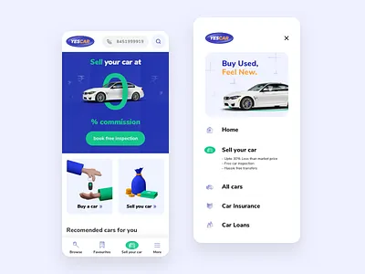 Car Marketplace Design 3d icons blender3d car app car marketplace ios marketplace mobile app mobile apps product design ui ui design uiux