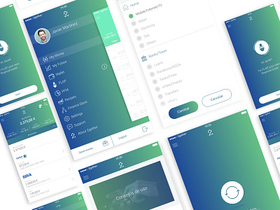 Fintech - Product design branding dashboard data visualization design mobile app ui