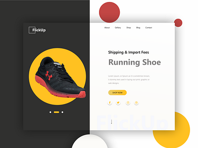 shoes landing page design design designer desing illustration landingpage landingpage design ui ux deigner uidesign web design webdesign