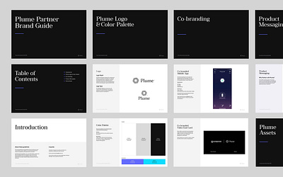 Plume Partner Brand Guide branding communication guidelines partners