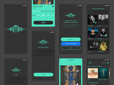 Muse music music player music player ui