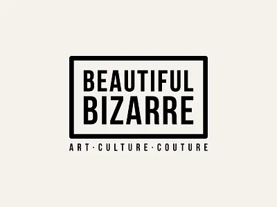 Logofolio: Beautiful Bizarre Magazine art beautiful bizarre bold logo brand design brand identity branding contemporary art logo logo designer logodesign logofolio magazine