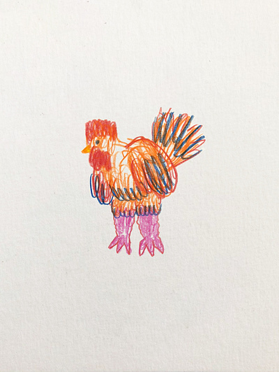 Dong Tao chicken animal illustration animals character characterdesign chicken illustration illustrations illustrator logo pencil drawing pencil sketch