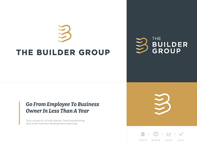 The Builder Group Logo brand branding branding design identity identity design investment letter b logo logo design logo designer logo trends logo trends 2020 logos mark most popular symbol