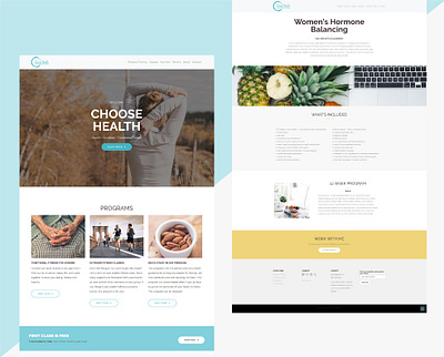 Choose Health Website elementor fitness health personal trainer santa cruz ux web design web developer web development webdesign website design website design and development website layout wordpress