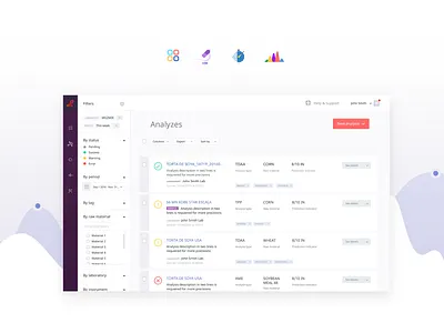 Adisseo app card dashboard design profiles ui ux web website workspace