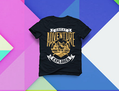 Great Adventure Explorer Adventure T Shirt Design adventure adventure tshirt adventures amazon amazon shirt amazon t shirts etsy hangout redbubble redesign concept teepublic t shirts teespring tshirt tshirt art tshirt design tshirt graphics tshirt mockup tshirtdesign tshirts vector