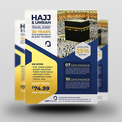 Hajj and Umrah Flyer Template allah cultures eid eid mubark ethnicity god haj hajj iftar islam islamic religion kaaba ksa madina mecca middle east mosque muslim poster