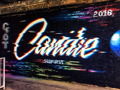 Candie glitch - Selhurst candie graffiti graffiti art hiphop london streetart typography