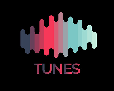 Tunes Color Palette color palette design flat gradient illustration illustrator typography