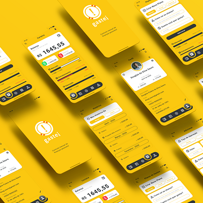 Gastei - Finance App app app design design digital design finance app personal finance ui ui design