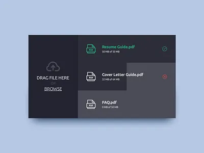 Daily UI #031 File Upload dailyui design sketchapp ui ui design ux ux design web design webdesign widget