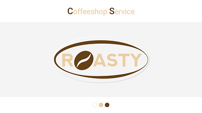 ROASTY branding illustration lettermark logo logo logo design minimal design minimalist svg uiux uiux design user experience user interface vector