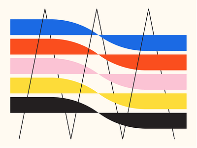 Shape Study 002 abstract abstraction blue edmonton geometric geometry icon illustration minimal minimalist pink primary colors red vector yellow