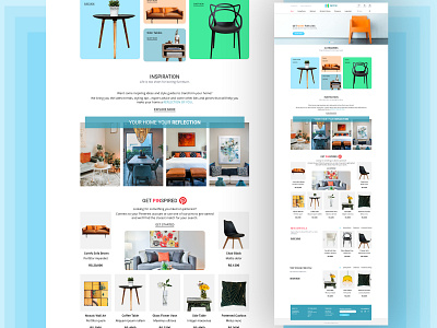 Furniture Online Store ecommerce furniture furniture store furniture website landing page landing page design online shopping online store uidesign uiux uxdesign