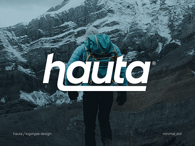 Hauta Outdoors / Logotype Design clean cleandesign customtype logo logo design logodesign logotype logotype design logotypedesign minimal minimallogo modern logo outdoor logo simple logo typedesign typeface design typographic typography wordmark wordmark logo