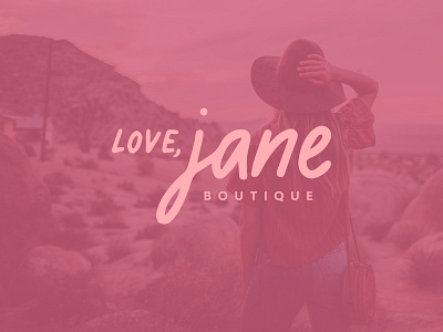 Love, Jane Boutique Branding boutique branding fashion identity jane logo love womens