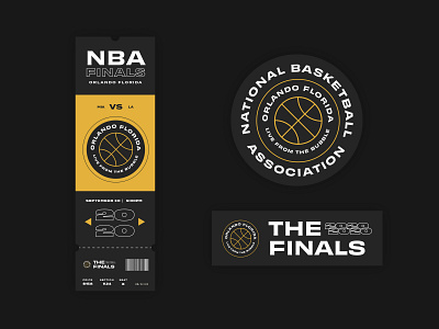 NBA Finals Badges badge basketball branding illustration logo nba