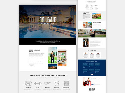 Pro League Real Estate Website addidas athlete cowboys football luxury luxury homes nike pro athlete pro sports real estate realtor realty stadium ui ux web design webflow website