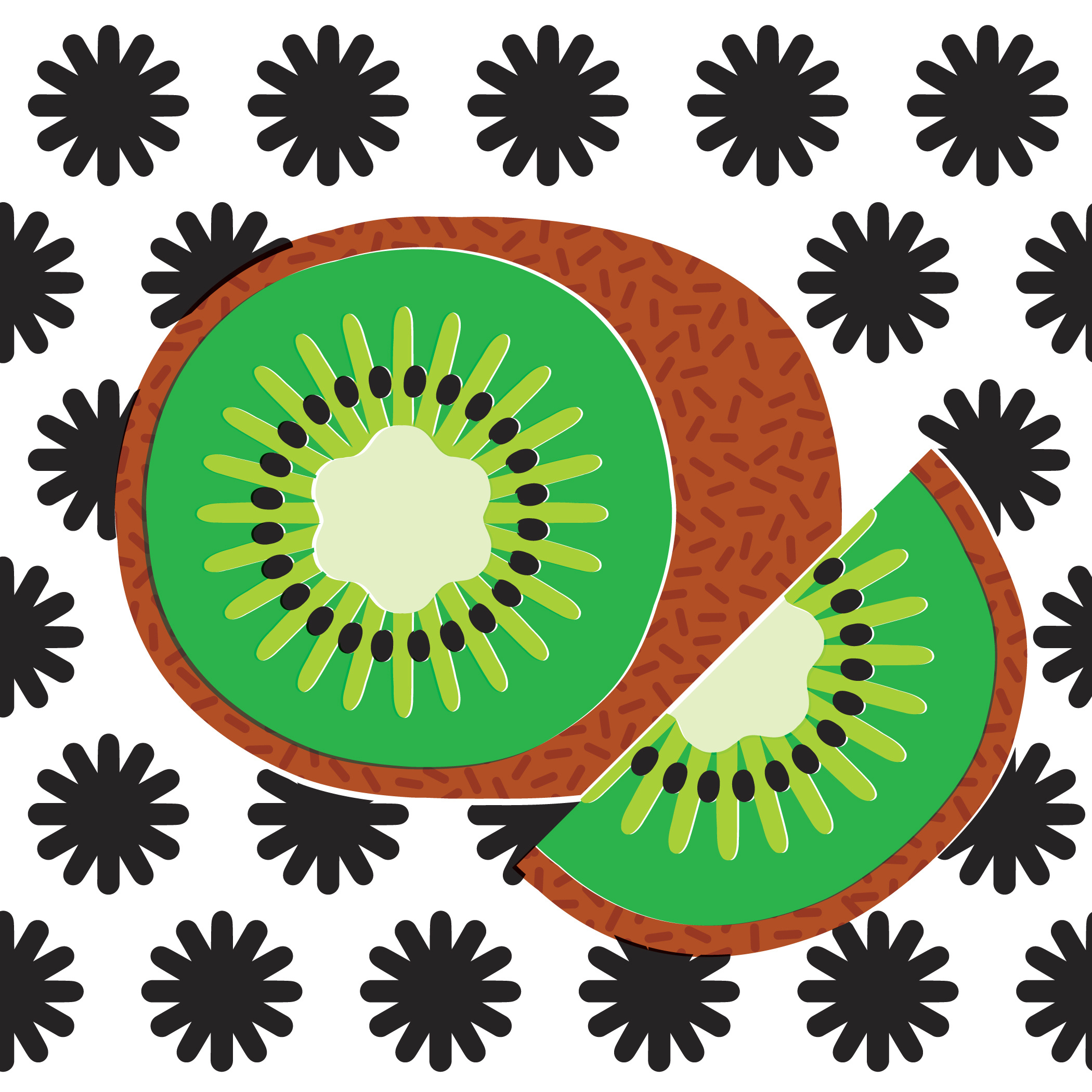 Indestuctibles Kiwi baby book board book childrens childrens book cute design fruit high contrast illustration kids book kiwi pattern