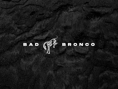 Bad Bronco Branding 3d render badge branding bronco ford horse identity illustration logo offroad overland skeleton trucks