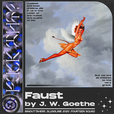 "FAUST" COVER ART branding cd cover cover art cover design design photoshop pixel