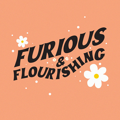 You Can Be Both flourishing furious lettering lettering art