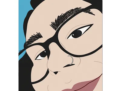 Mal Pal animation cartoon design flat illustration minimal portrait