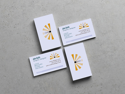 Business Card Design branding business card concept design logo mockup vector