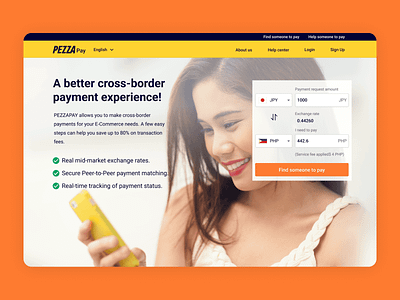 PEZZA Pay- Better Payment Experience finance patment pay ui wallet web design