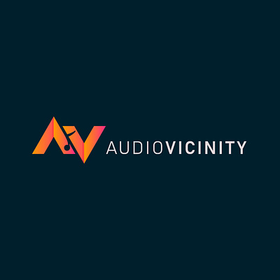 Audiovicinity - Logo Designs art branding design flat graphic design illustration illustrator logo minimal vector