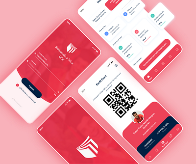 Trilce App Re-design app course course app design flat mobile mobile ui profile qr redesign student ui university ux