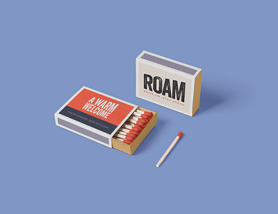 003 roam brand welcome kit branding collateral creative design graphicdesign hospitality packaging print